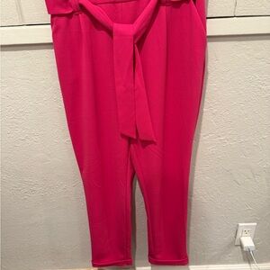 Jules & Leopold Women's Vibrant Pink Trousers